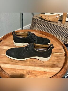 Amberjack Original Classic Suede Dress Shoe Sz 14